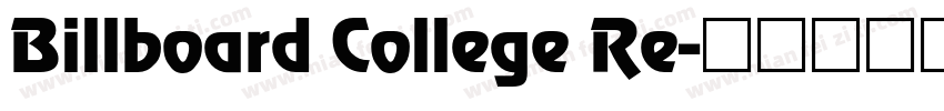 Billboard College Re字体转换
